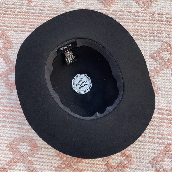 Black Brixton 100% Wool Hat M 7.25 (58 cm) - Picture 7 of 10